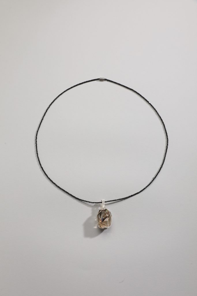 Obsidian Smoky Quartz Necklace