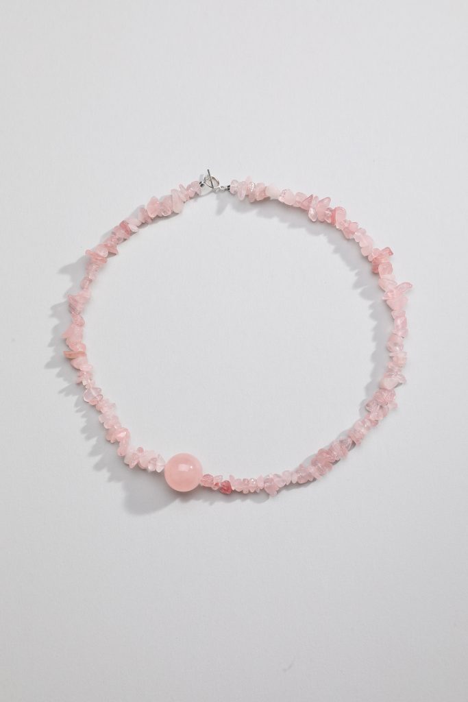 Blush Rose Sparkle Necklace