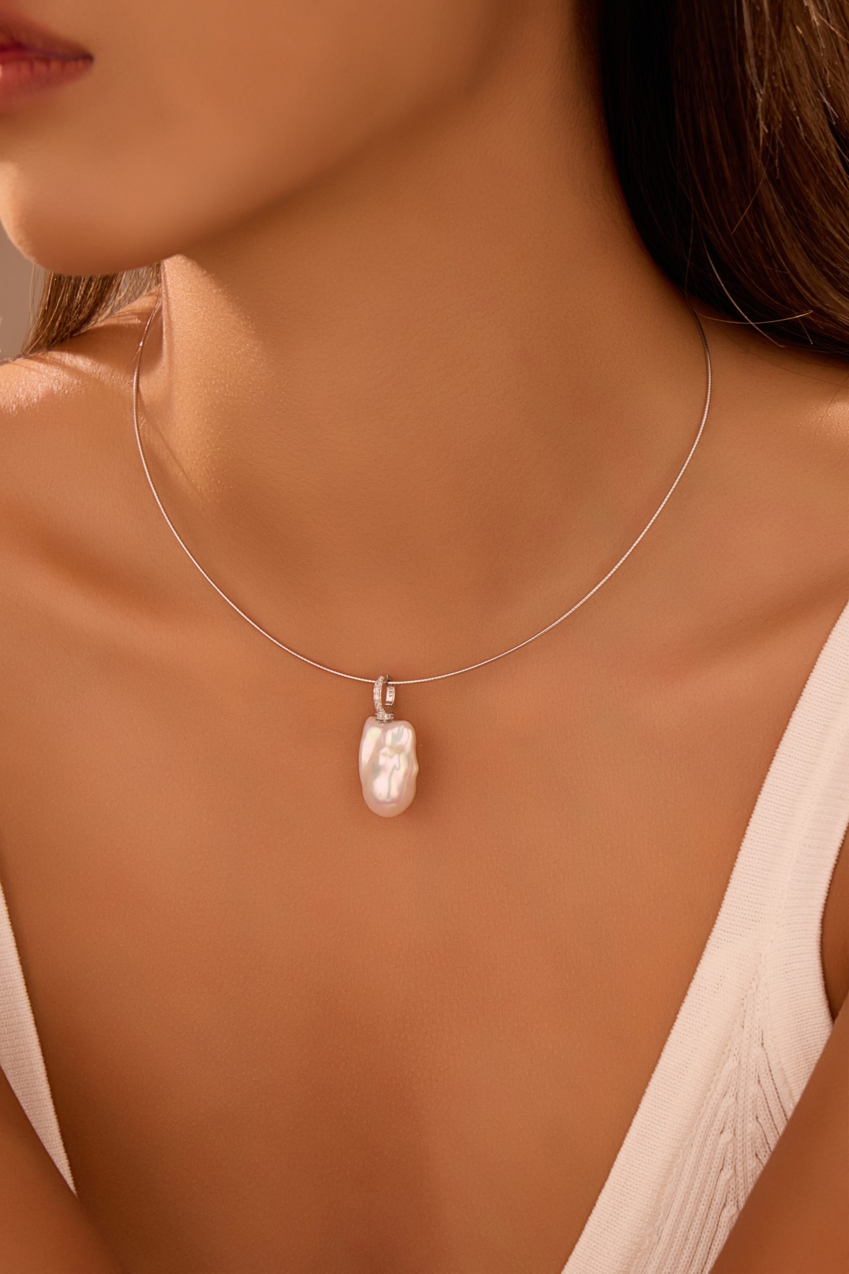 Lunar Pearl Necklace