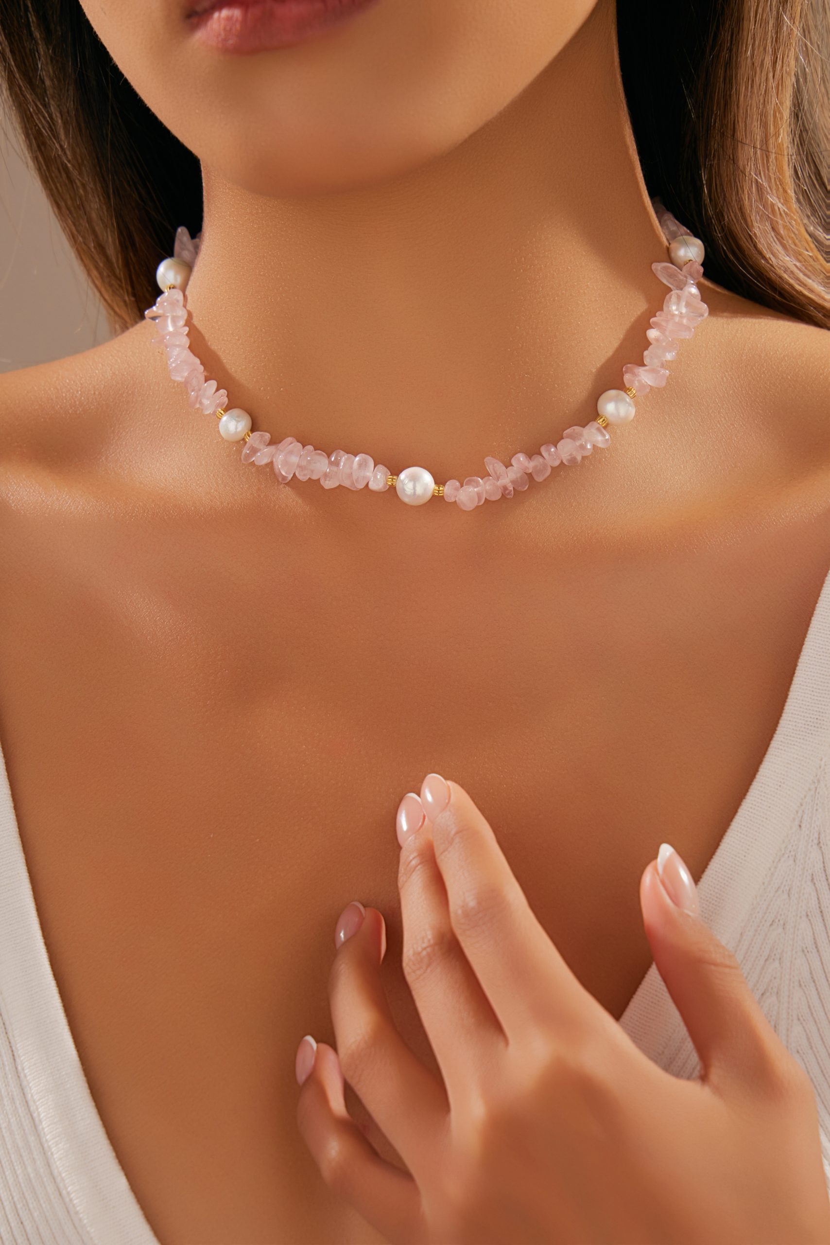 Blush Pearl Glow Necklace